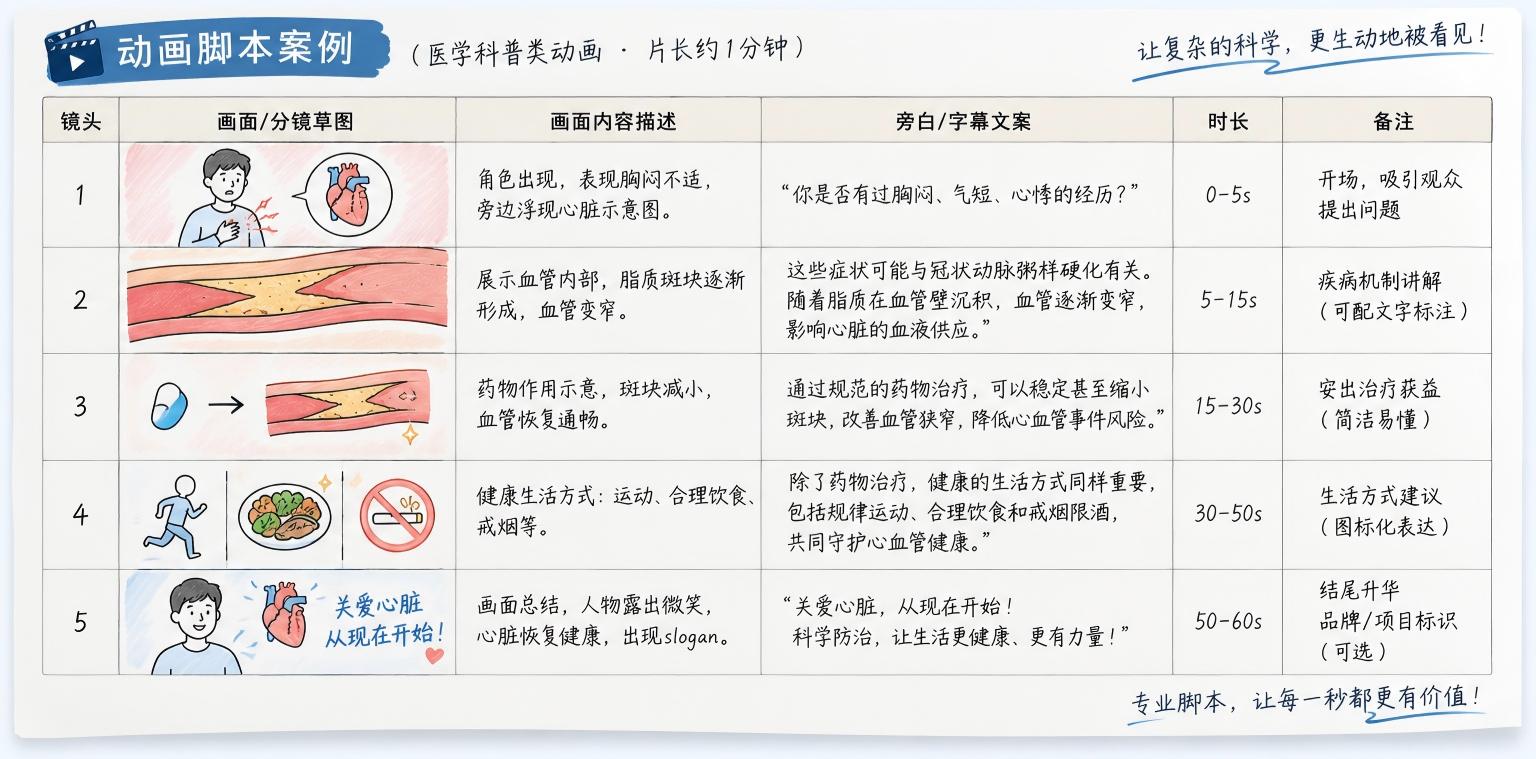 动画视频脚本